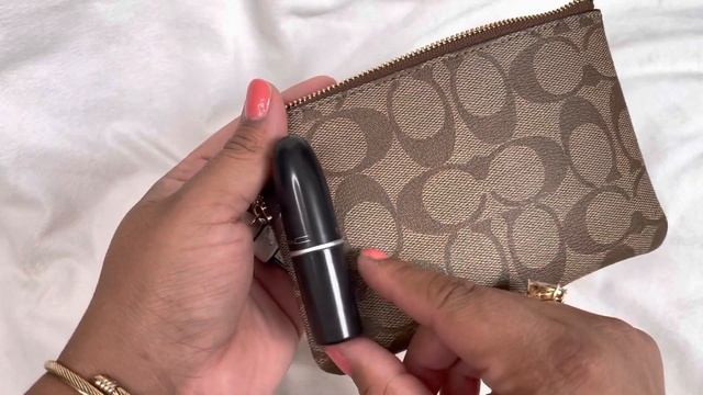 Coach Corner Zip Wristlet in signature canvas Review😍 COACH WRISTLET BAG смотреть онлайн