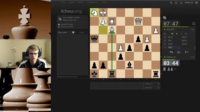 Live Chess #1 - Sicillian Defense, Grand Prix Attack смотреть онлайн