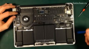 Чистка от пыли и замена термопасты на MacBook Pro Retina Late 2013 (13 дюймов)