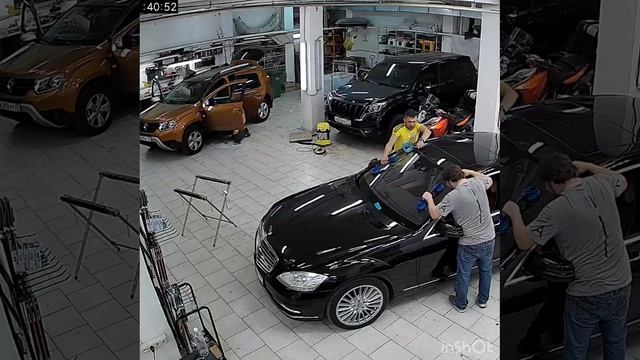 Замена лобового стекла Marsrdes S-class