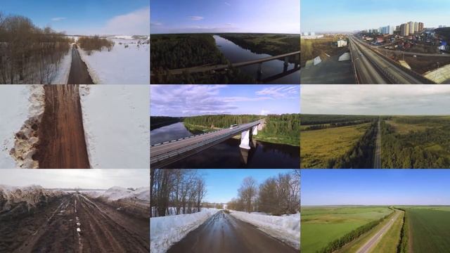 4K UHD Stock Aerial Footage by CopterUral. Collection: ROADS | POND5 | смотреть онлайн