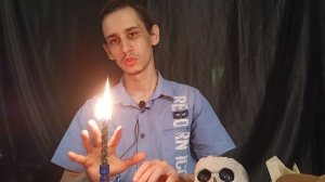 ASMR чистка чёрной свечой от негатива - relax video