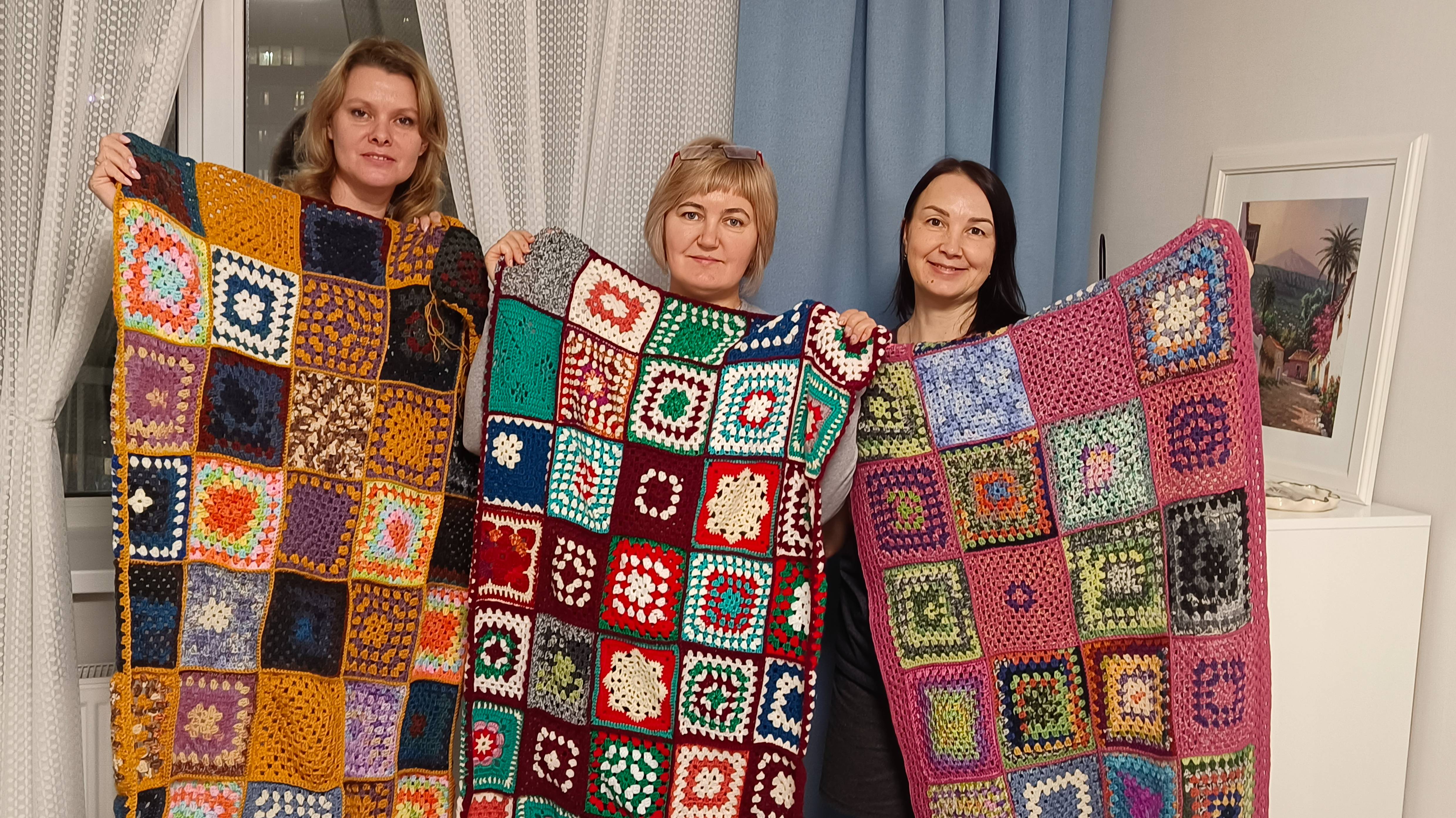 Чудесный день.Собираем пледы из квадратов смотреть онлайн