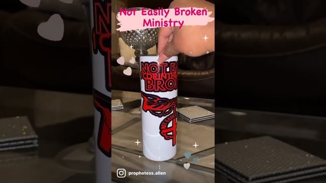 Not Easily Broken Ministry Tumblers/Prayer Warrior Set смотреть онлайн