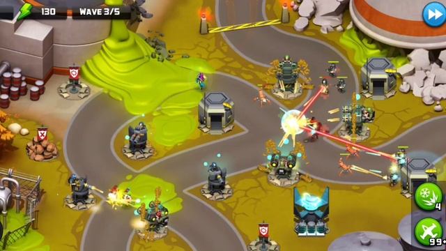 ALIEN Creeps 👾 Walkthrough Mission 44 with Titan's Thunder Arcade 🕹️ смотреть онлайн