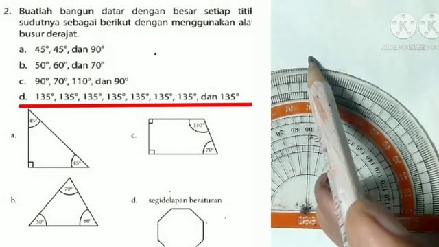 Jawaban ayo mencoba hal.191 Matematika kelas 4 SD Menggambar sudut @GUcilchaNEL1964 смотреть онлайн