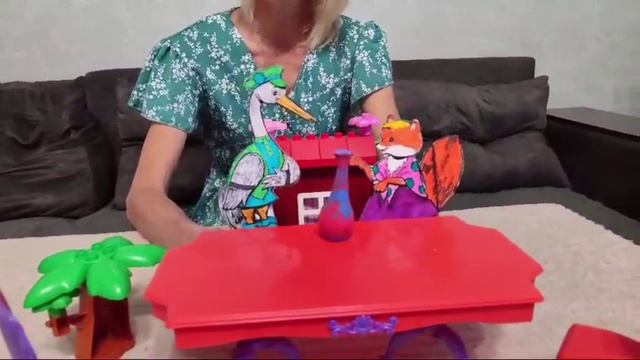 Сказка Лиса и журавель смотреть онлайн