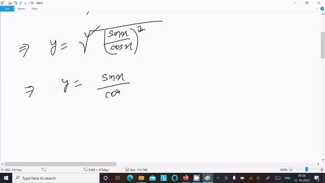 If y = (√1 - cos2x)/(√1 + cos2x) , Find dy/dx смотреть онлайн