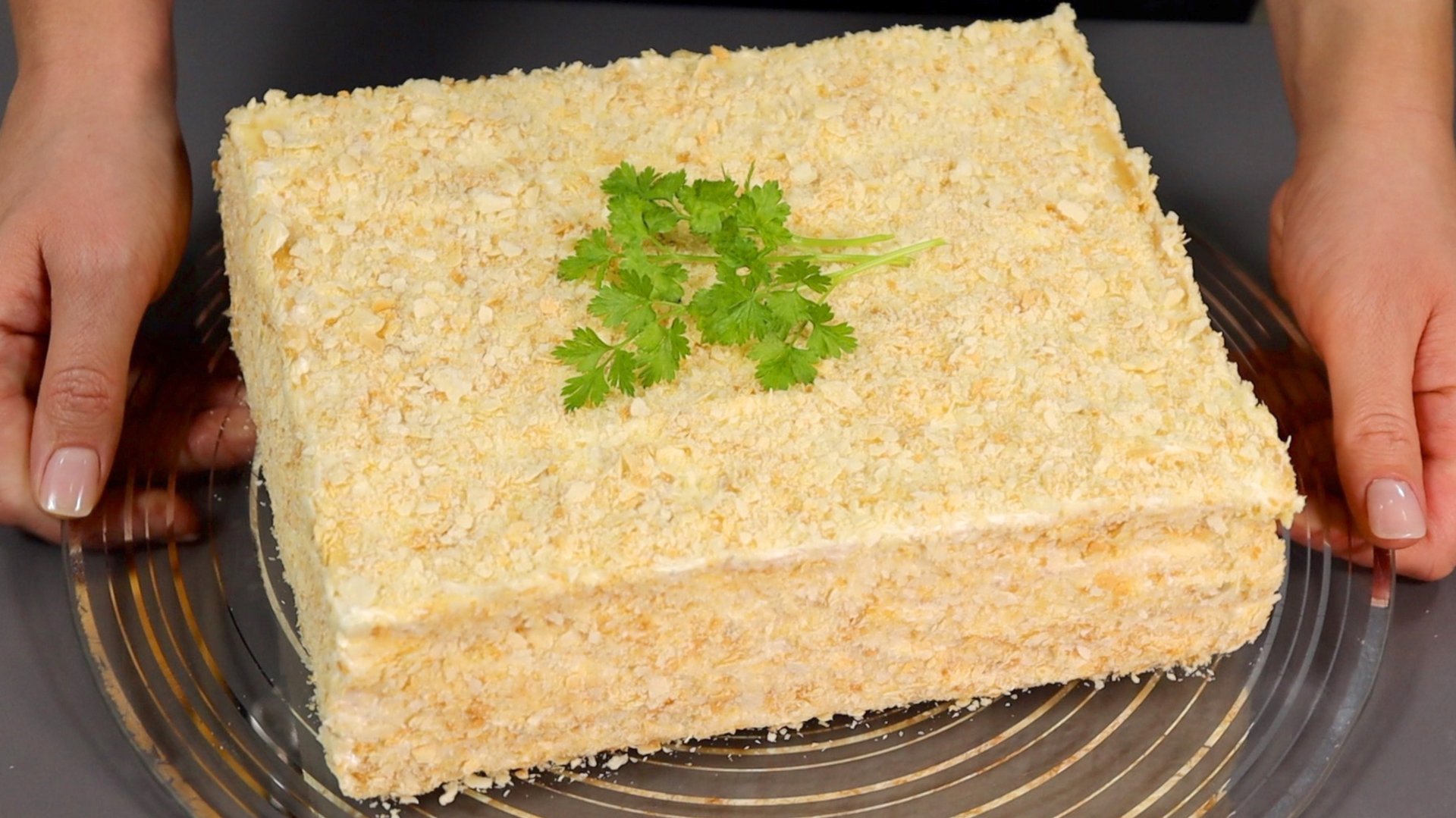 Нежнейший Закусочный Торт "Наполеон" на Новогодний Праздничный стол смотреть онлайн