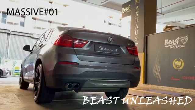 BMW X4 with MaxhausT смотреть онлайн