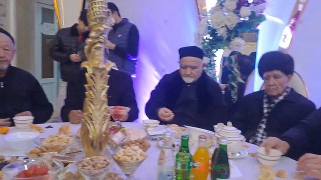 19 декабря 2023 г.Кибрай Амру-маруф оши Шербекхожиота набира туйи смотреть онлайн