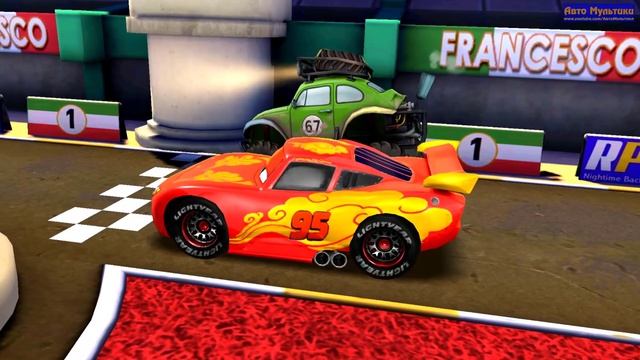 McQueen snow jeep - Cars 2: Fast as Lightning смотреть онлайн