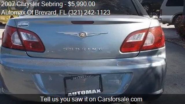 2007 Chrysler Sebring for sale in Melbourne, FL 32935 at the смотреть онлайн