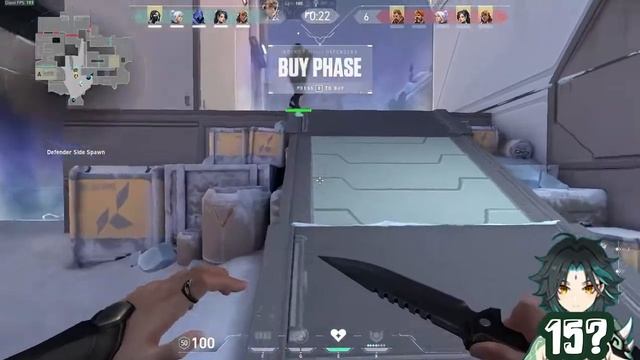 Clutching on Valorant for Xiao from Genshin Impact [Part 1 of 2] - Valorant side смотреть онлайн