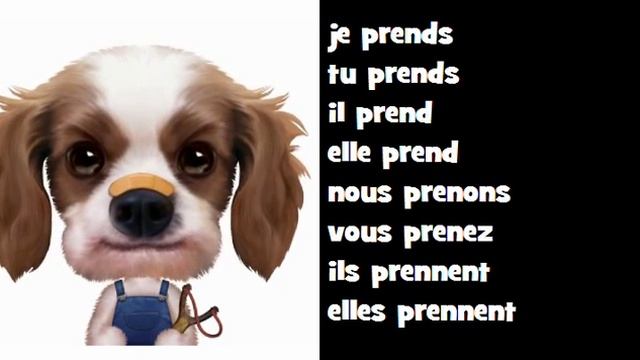 Французский музыкальный сопряжения #Classico Rock # глагол = prendre смотреть онлайн