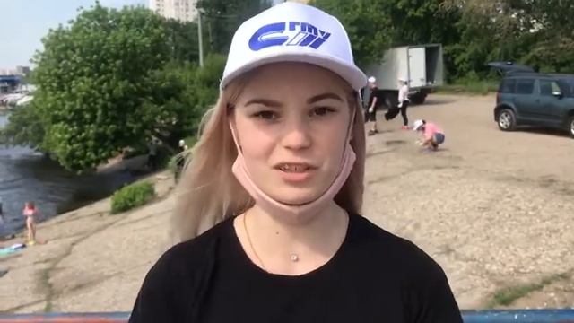 Участница экологической акции "Моя Волга" студентка СГТУ Ангелина Доронина смотреть онлайн