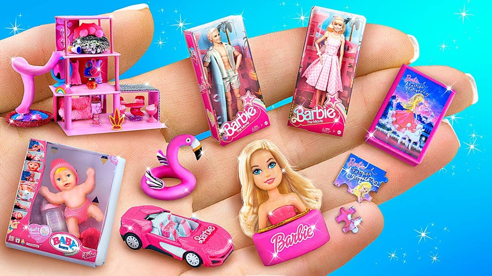 Миниатюрные игрушки для Барби - 30 идей для кукол смотреть онлайн