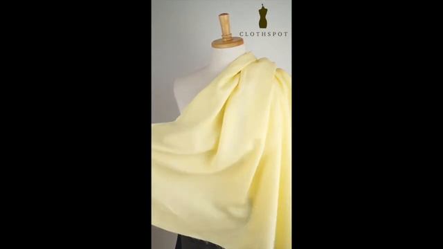 Summer sorbet lemon Irish linen fabric смотреть онлайн