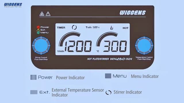 Лабораторная мешалка с подогревом Wiggens WH260 NH смотреть онлайн