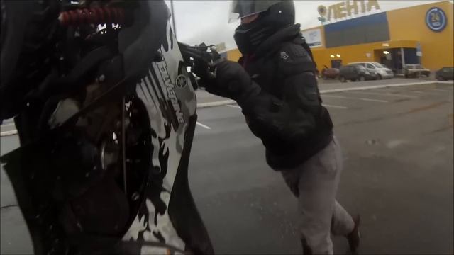 FAIL stunt YAMAHA Wolverine 450 смотреть онлайн
