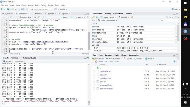 Работа с xls. Вывод данных. Вывод графиков. Код смотреть онлайн