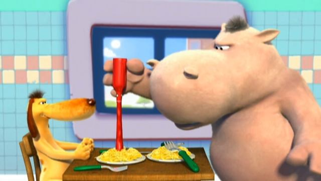 Pat and Stan | Too Much Ketchup | Cartoons for Children смотреть онлайн