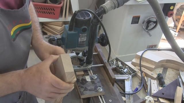 Каркас двуногого стола. Wooden table frame. смотреть онлайн