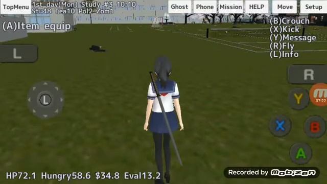 Зомби зомби зомби везде зомби аааааа!!!!Shool girl simylator смотреть онлайн