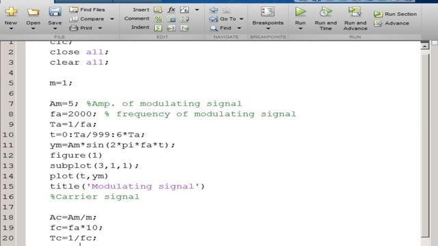 Amplitude Modulation - Matlab Tutorial (Amplitude modulation in Matlab with Code) 2016 смотреть онлайн