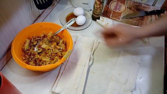 ПИРОЖКИ С КАПУСТОЙ! ВЫ ОФИГЕЕТЕ КАК ЭТО ПРОСТО И ВКУСНО! смотреть онлайн