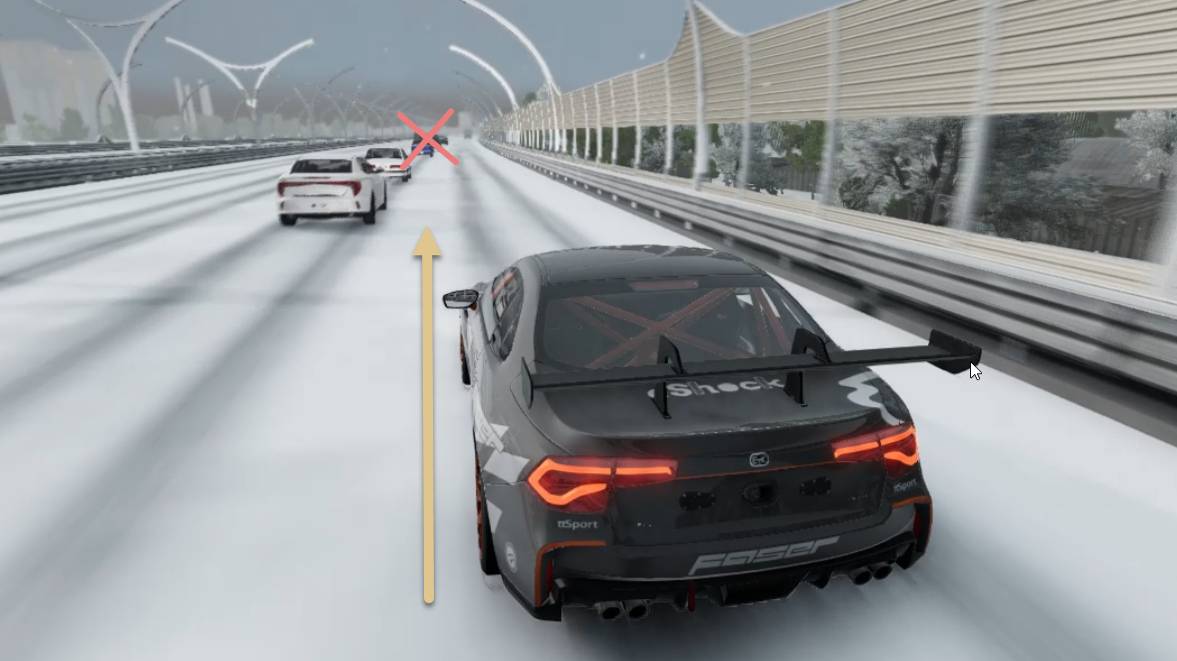 Аварии на трассе. BeamNG