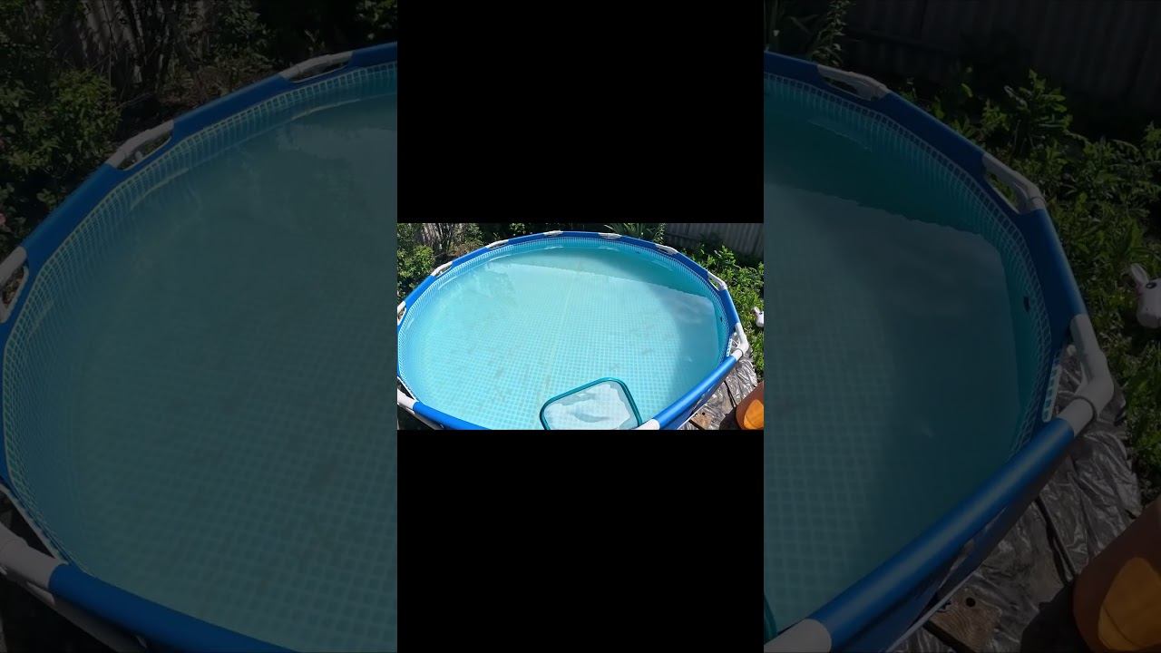 Полезная инструкция по установке и очистке каркасного бассейна смотреть онлайн