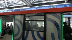 Электропоезд МОСКВА-2024 на станции Технопарк