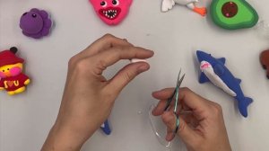 Акула из Икеи - лепка из воздушного пластилина