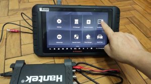 Foxwell NT1009 + Hantek osciloscope 6074