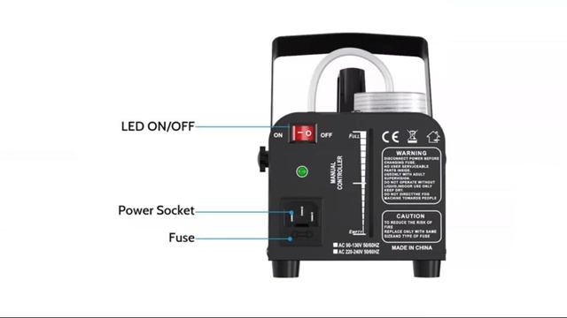 Motorenbau Fog Machine with 8 LED Lights смотреть онлайн