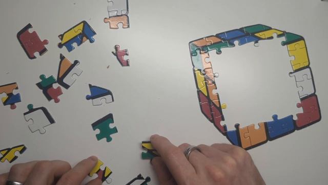 [105] Solving a Rubik's Cube Jigsaw Puzzle смотреть онлайн
