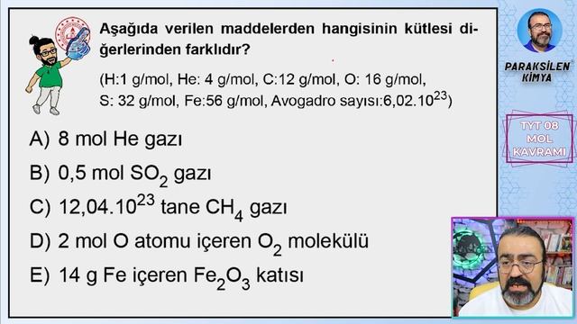 TYT 08 Mol Kavramı 2024 смотреть онлайн