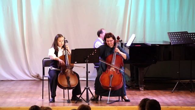 07 Хувентино Росас Джаз-вальс «Над волнами», исп. Валерия Сунцова и Инга Геннадьевна Попова смотреть онлайн