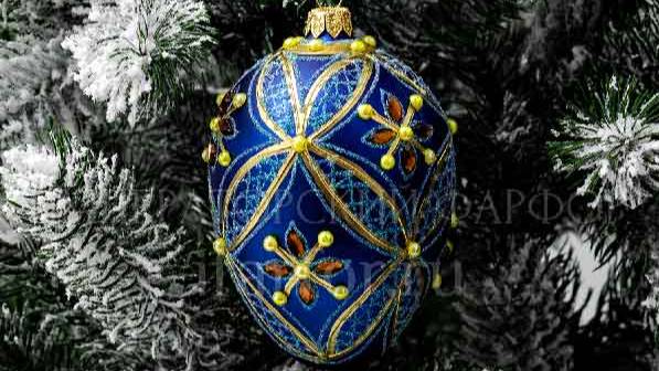 Ёлочная игрушка в стиле "Фаберже" смотреть онлайн