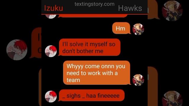 Izuku Todoroki x FEM Hawks/ Izuku as Dabi's Twin Brother OneShot ~MHA Texting Story смотреть онлайн