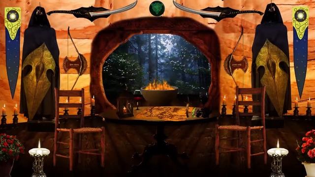 fellowship of the ring | lothlorien jungle outpost | Lord of the rings ambience смотреть онлайн