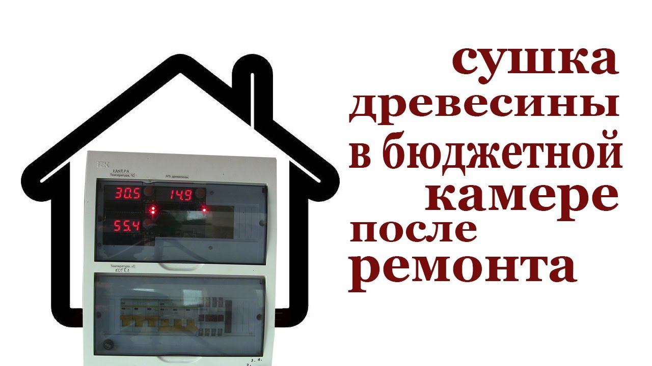 Сушка древесины в бюджетной камере. Wood Drying. How to dry wood. смотреть онлайн