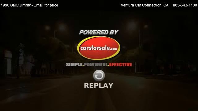 1996 GMC Jimmy SL; SLE; SLS; SLT - For Sale In Ventura, CA 93003