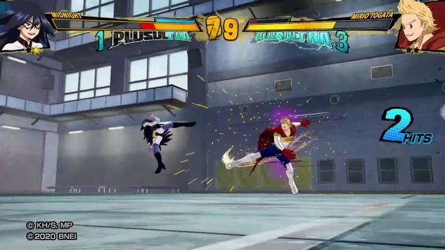 My Hero One's Justice 2 Gameplay|Midnight VS Mirio| full Match смотреть онлайн
