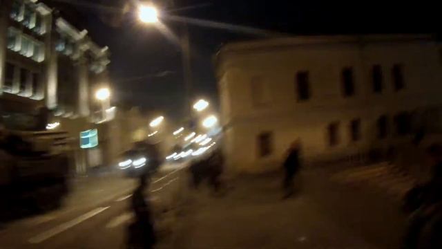 4 мая 2013 - Репетиция парад - Воздвиженка - GoPro Hero3 1080p fullhd смотреть онлайн