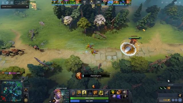 Dota 2 Monkey King 6855 MMR 24/3/12 (Kills/Deaths/Assists) Ranked Full Gameplay смотреть онлайн