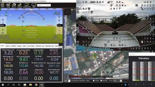 Ardupilot Quadcopter+F4 PRO V3...65min flight time 4S 9000mah