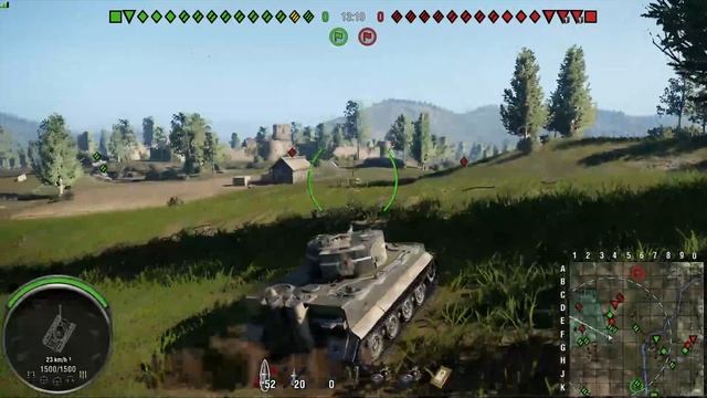 World of Tanks Console Tiger T-VI-100 смотреть онлайн