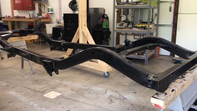 Part 5: Project Blue-J. Jeep Frame Restoration with KBS Rust Seal and Chassis Assembly смотреть онлайн